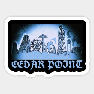 cedar point in ohio Sticker